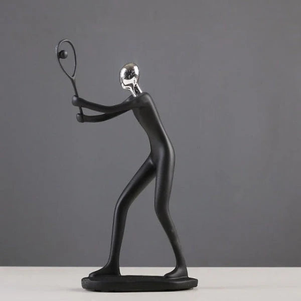 Modern Athletic Handcrafted Sports Sculpture