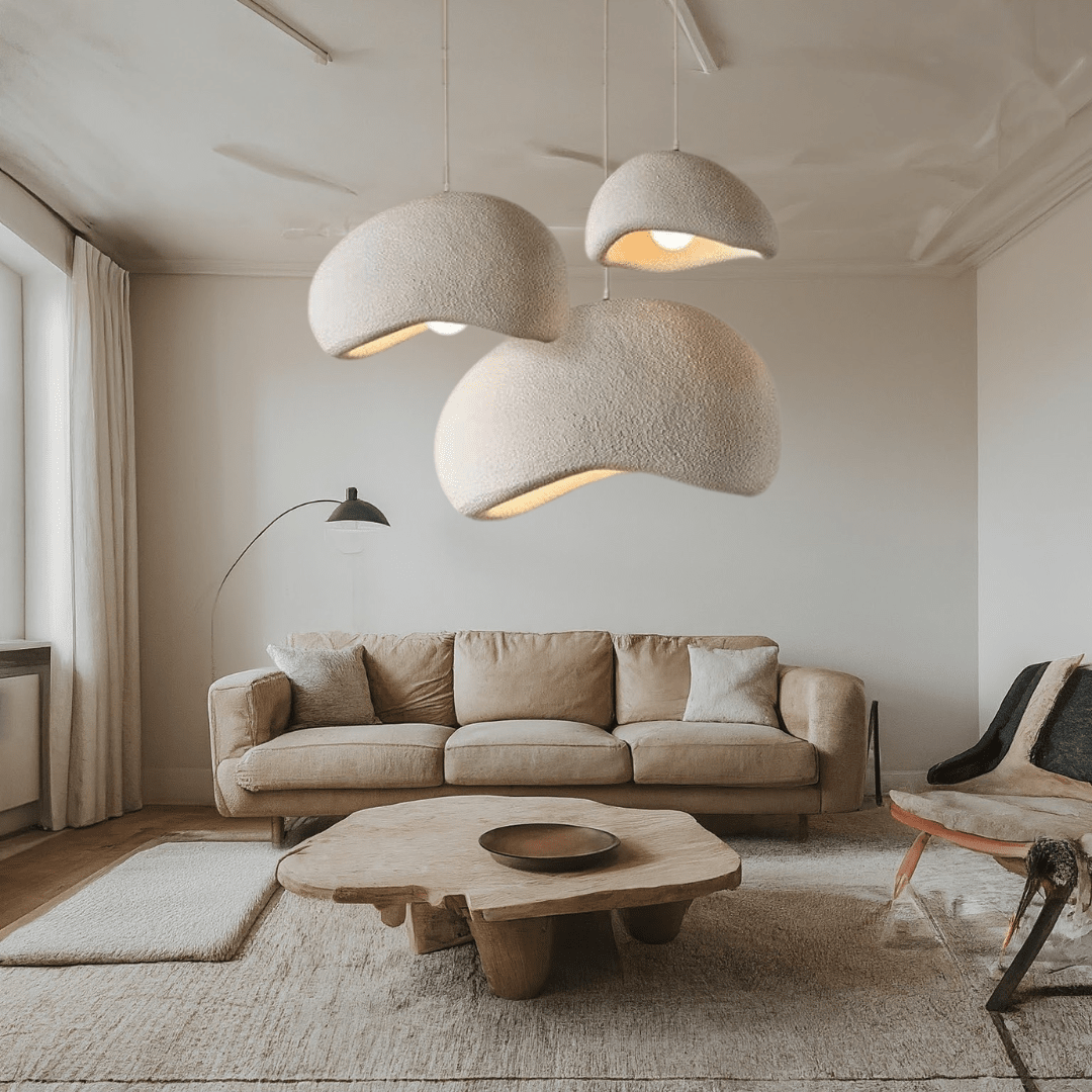 Modern Boho Wabi Sabi Resin Chandelier - Lattea Global