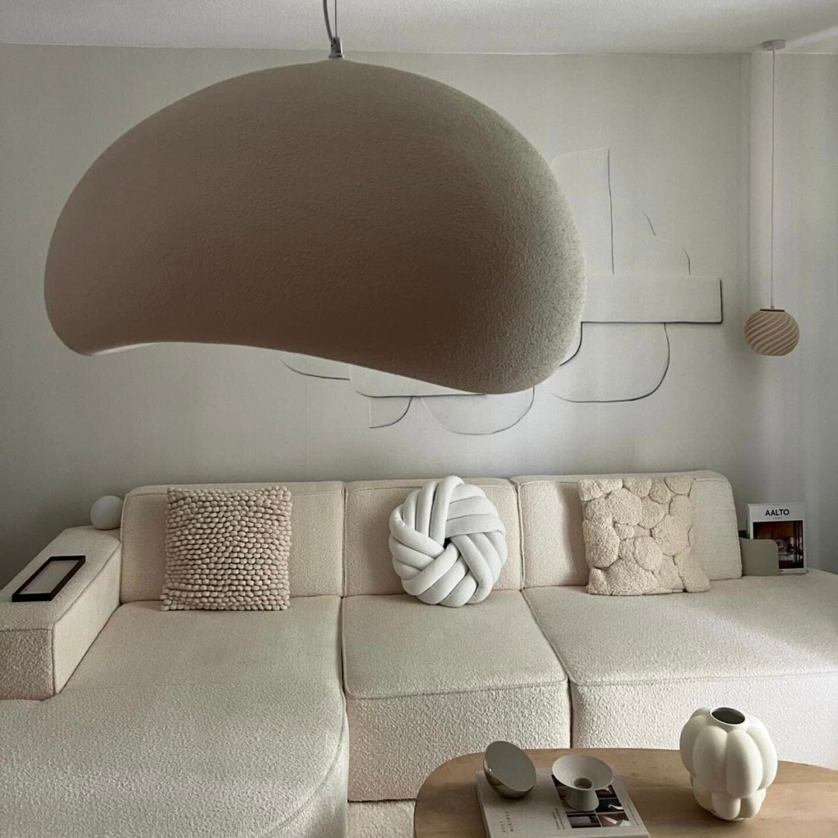 Modern Boho Wabi Sabi Resin Chandelier - Lattea Global