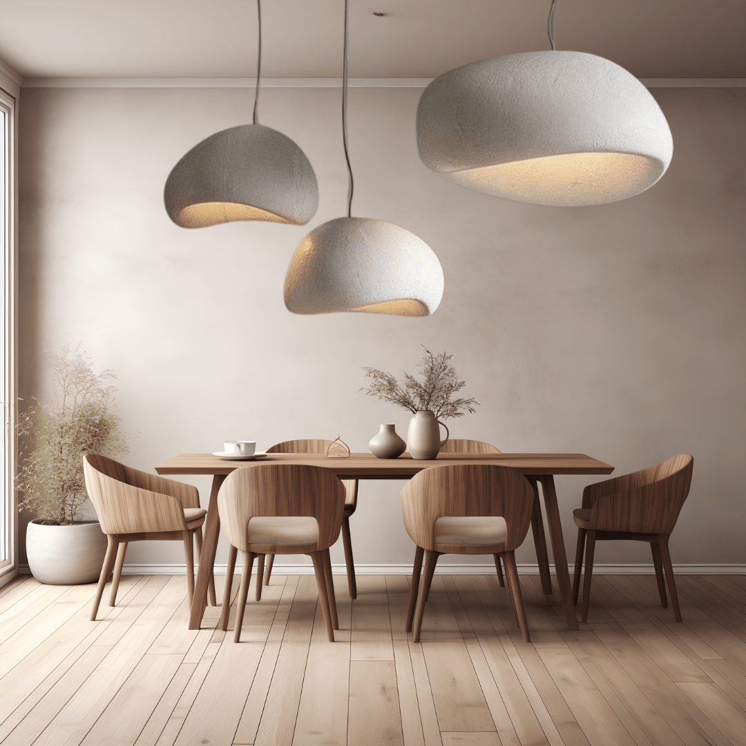 Modern Boho Wabi Sabi Resin Chandelier - Lattea Global