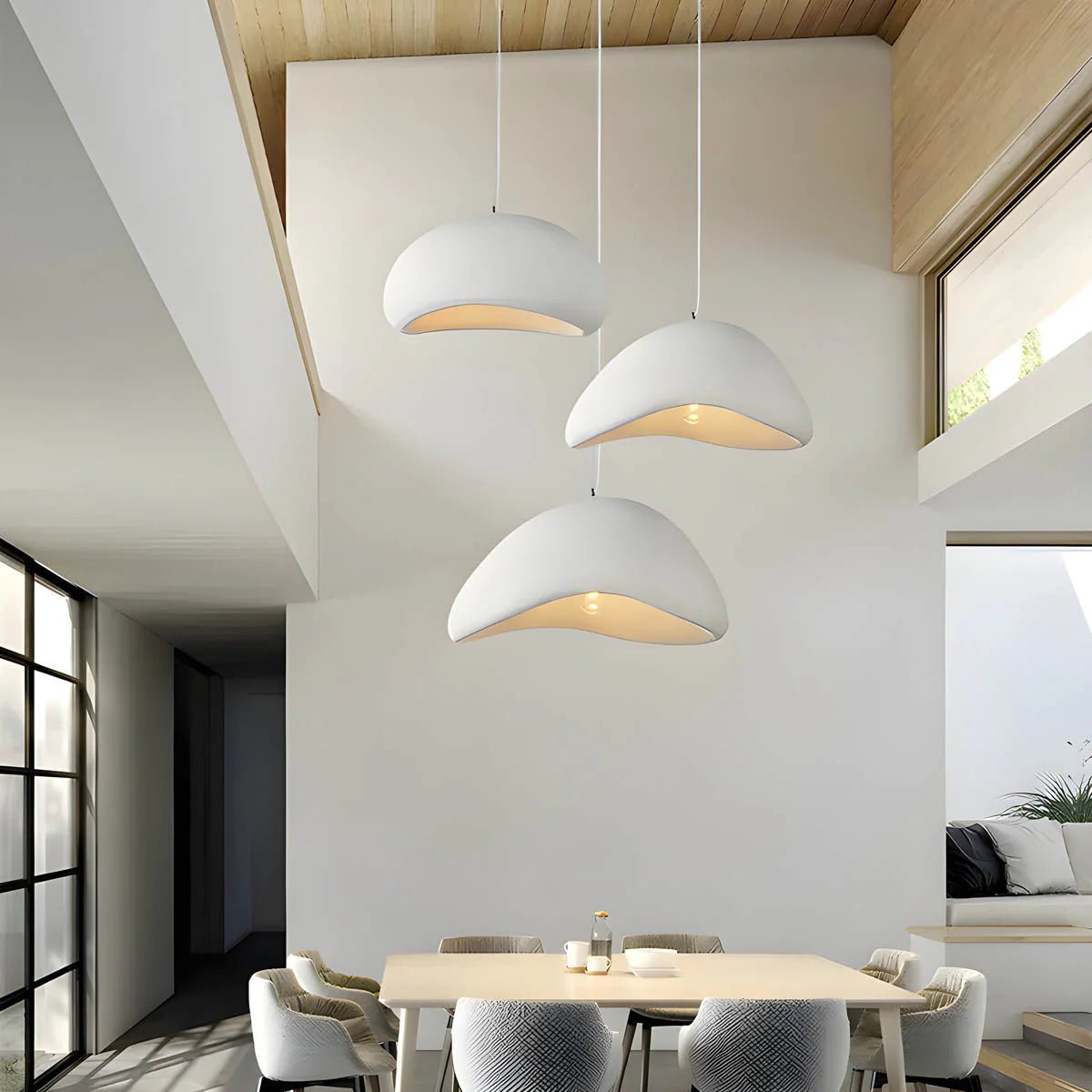Modern Boho Wabi Sabi Resin Chandelier - Lattea Global