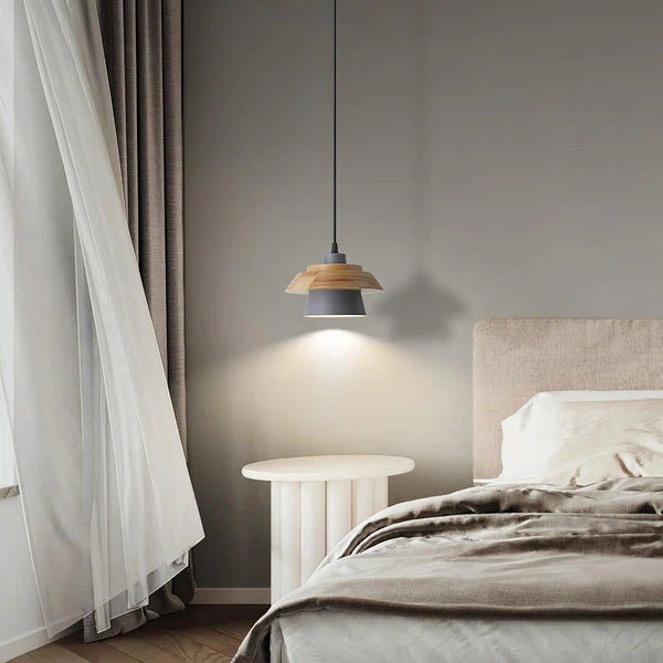 Nordic Wood LED Pendant Lamp