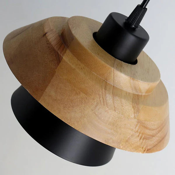 Nordic Wood LED Pendant Lamp