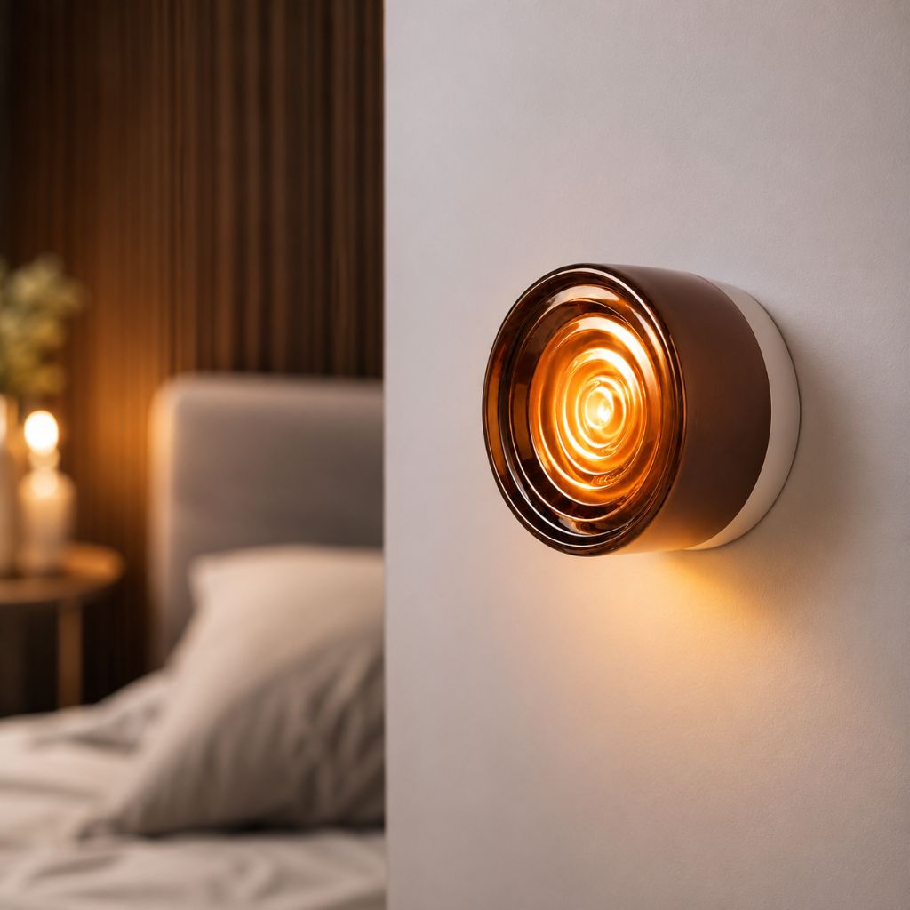 Modern Interior LED Wall Lamp - Amber Jelly Decor