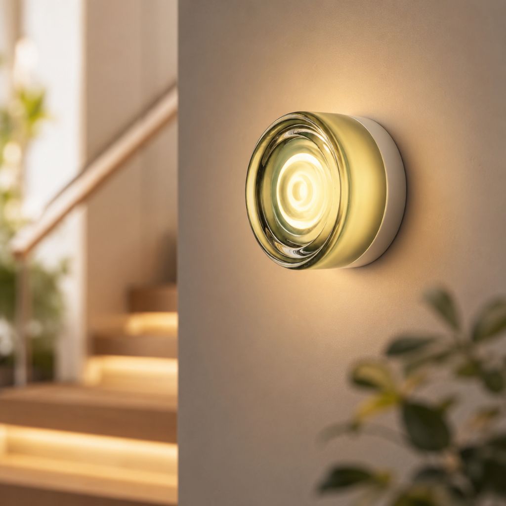 Modern Interior LED Wall Lamp - Amber Jelly Decor