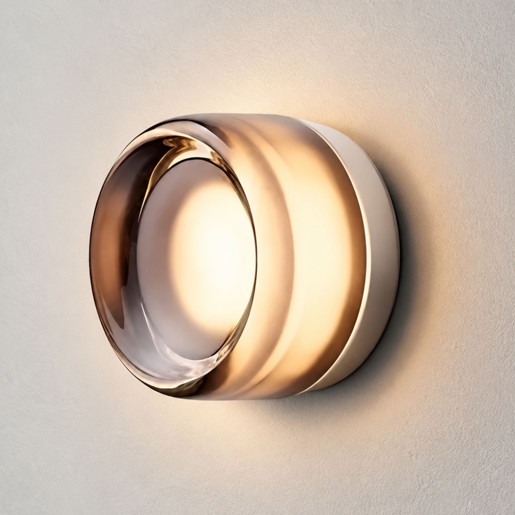 Modern Interior LED Wall Lamp - Amber Jelly Decor
