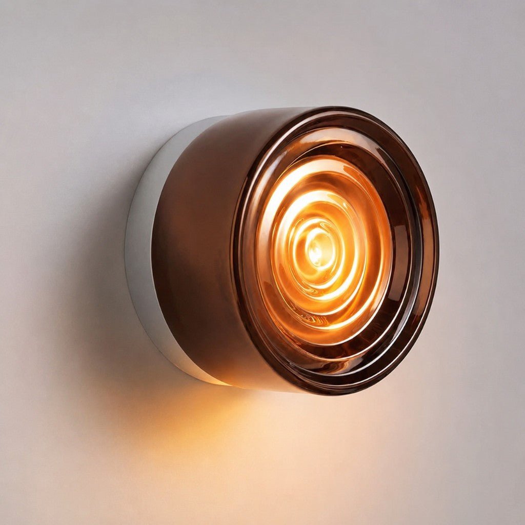 Modern Interior LED Wall Lamp - Amber Jelly Decor - Lattea Global