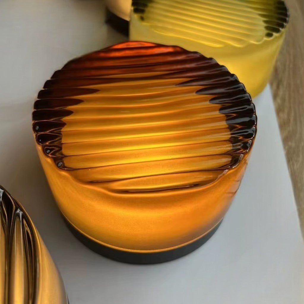 Modern Interior LED Wall Lamp - Amber Jelly Decor - Lattea Global