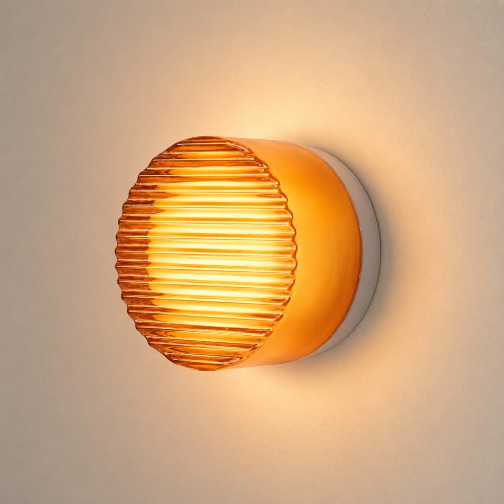 Modern Interior LED Wall Lamp - Amber Jelly Decor - Lattea Global