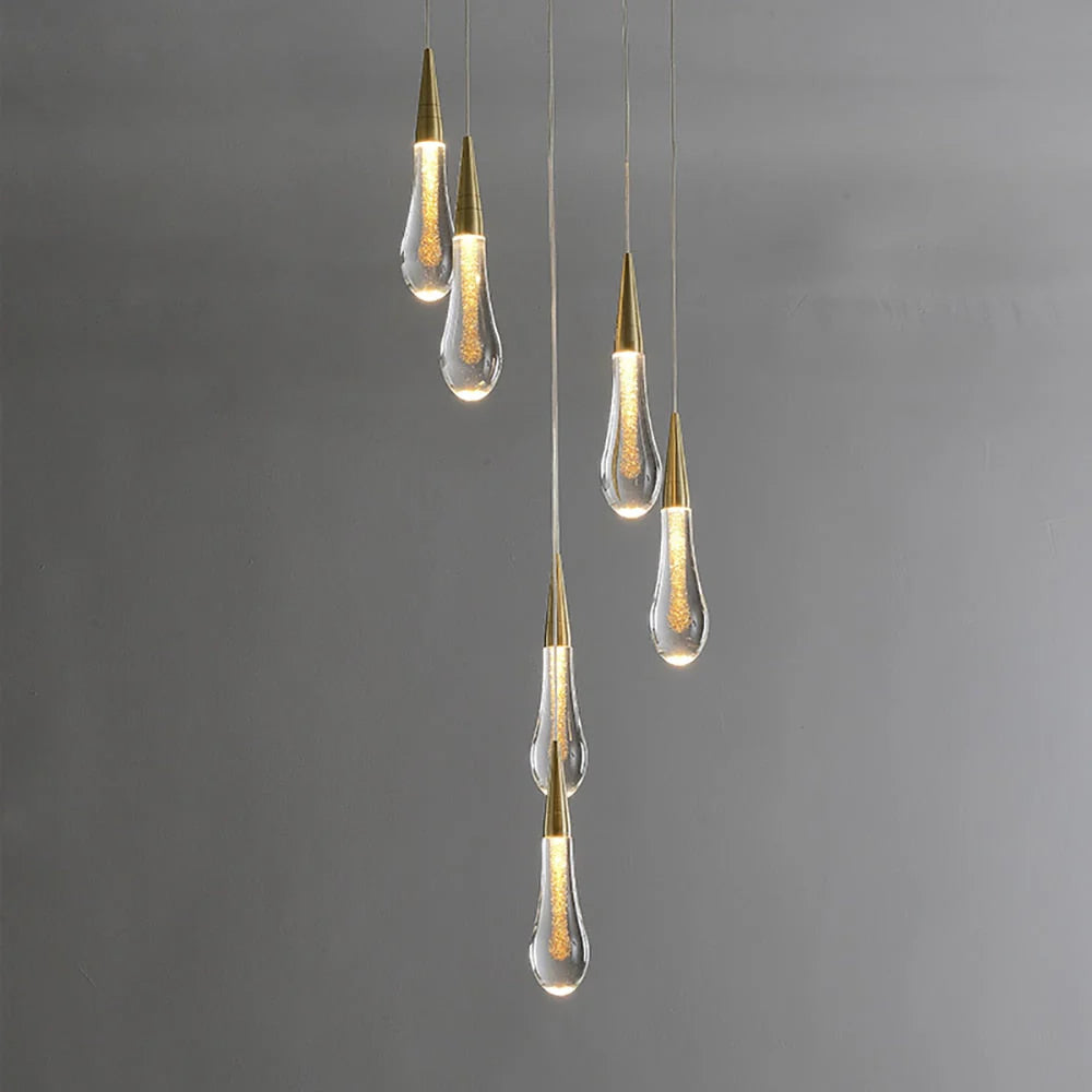 Modern LED Droplet Pendant Light