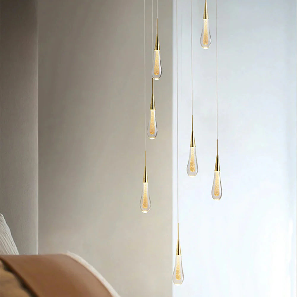 Modern LED Droplet Pendant Light