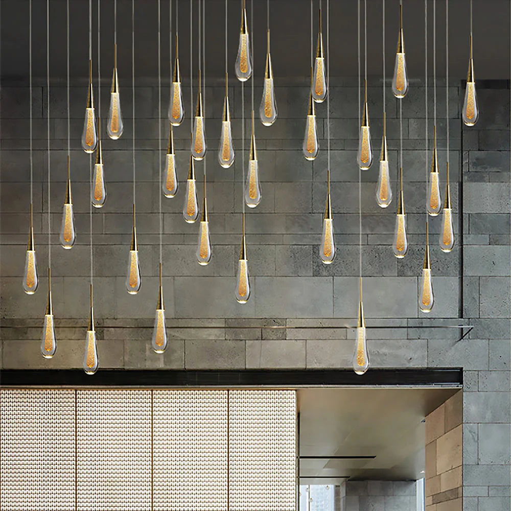 Modern LED Droplet Pendant Light