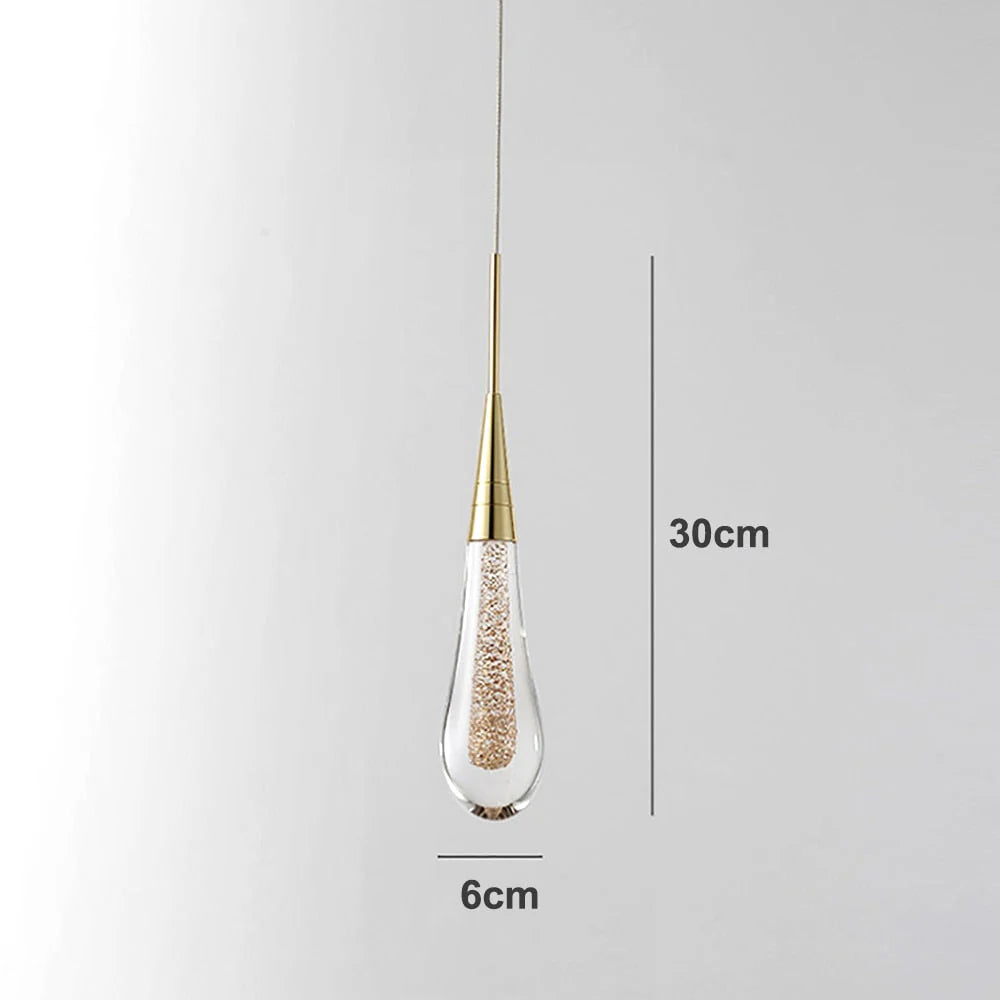 Modern LED Droplet Pendant Light