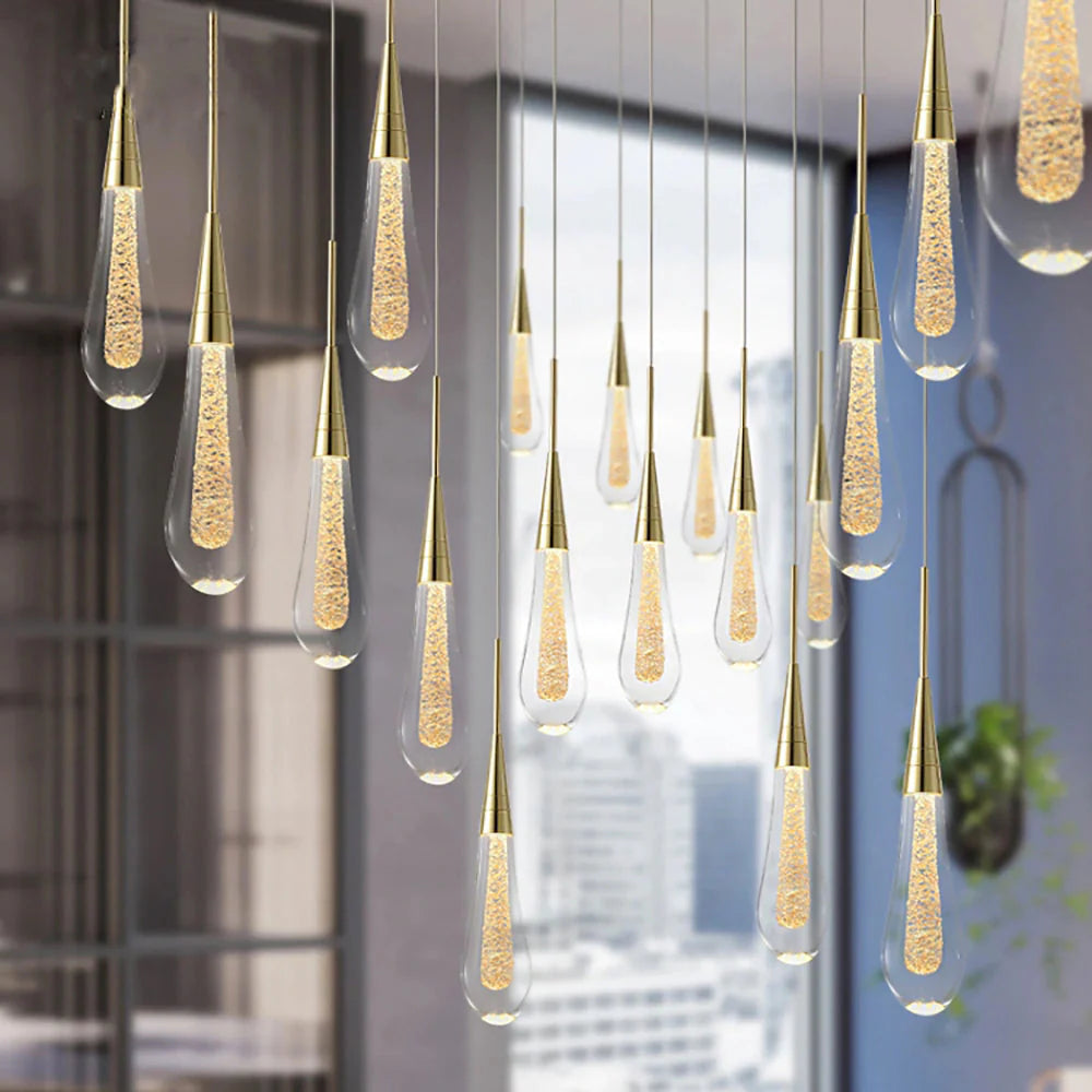 Modern LED Droplet Pendant Light