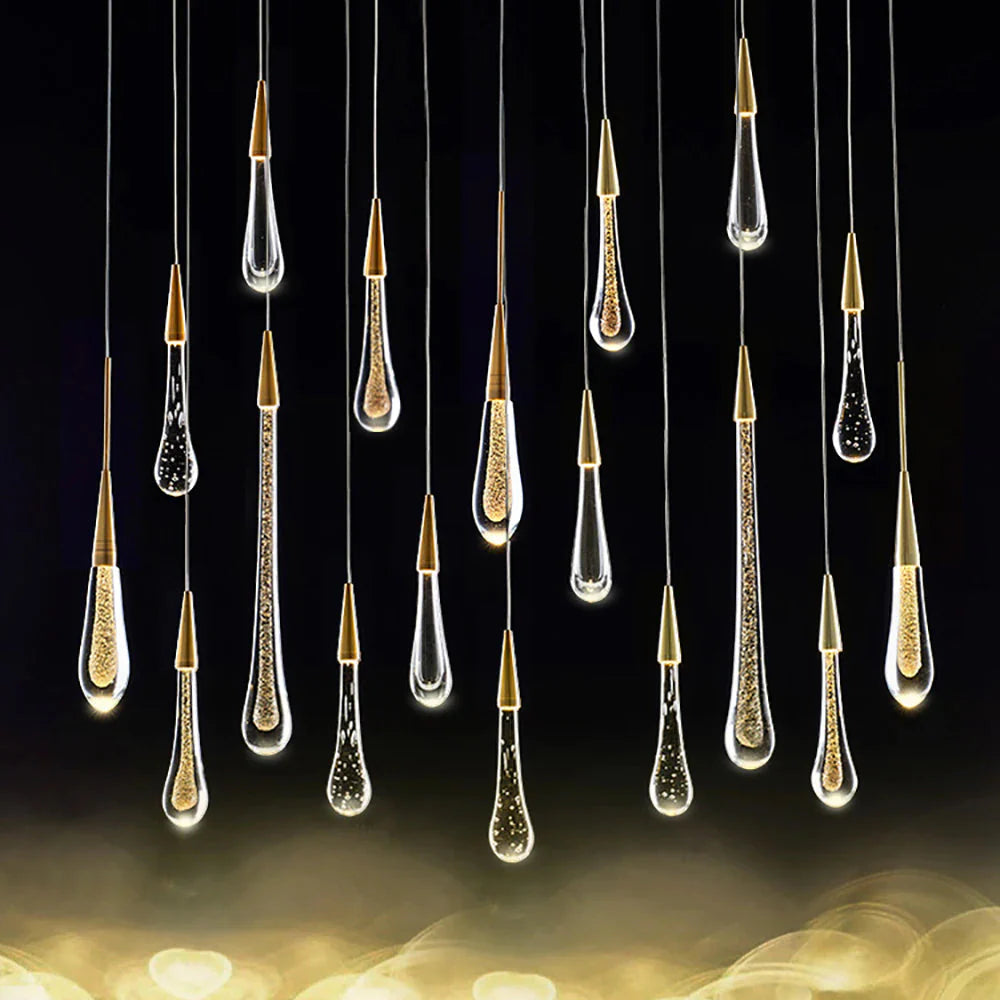 Modern LED Droplet Pendant Light