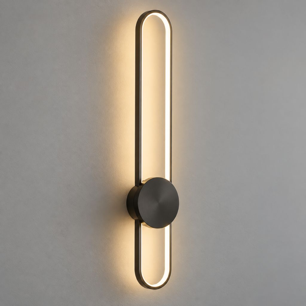 Modern Linear LED Wall Light with Silicone Diffuser