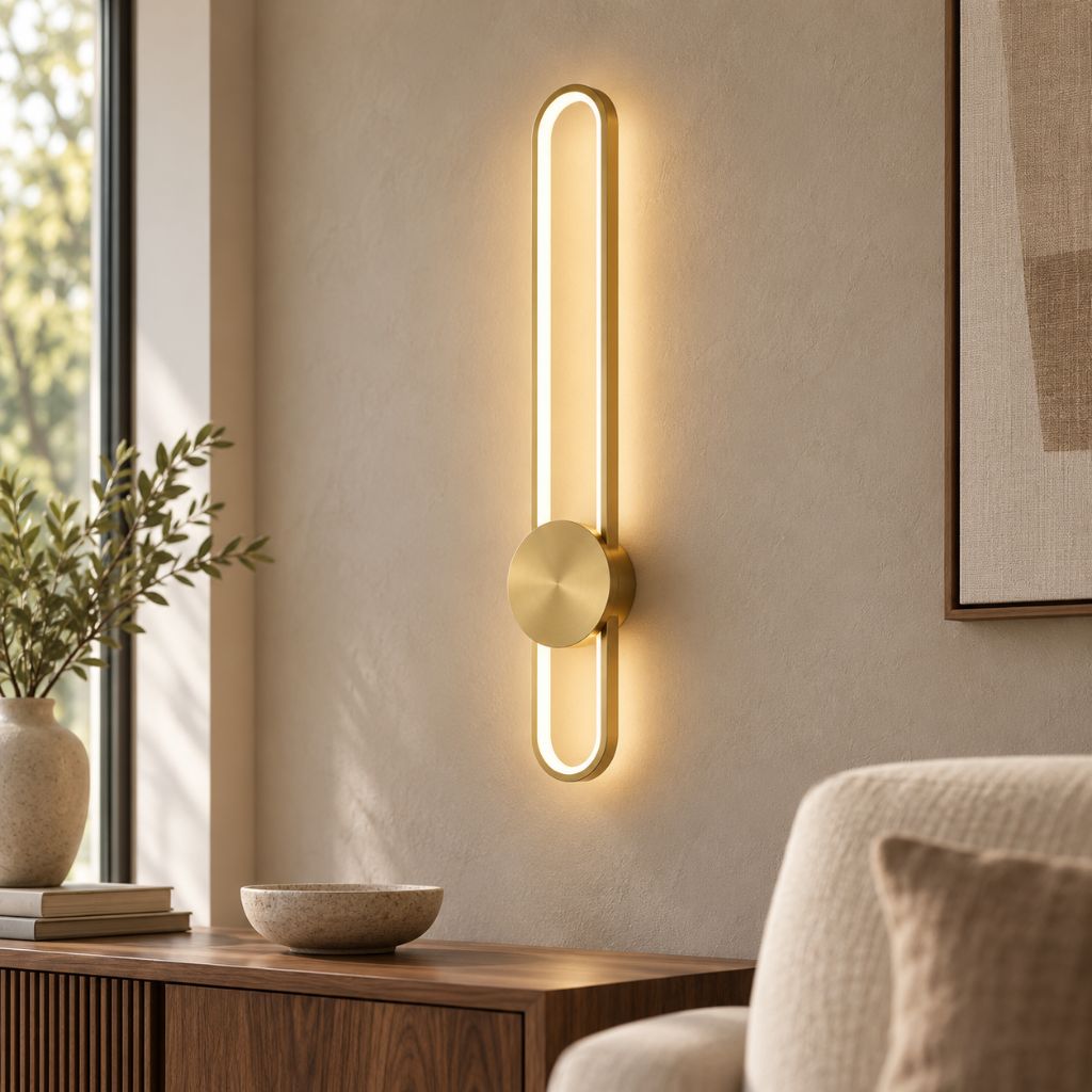 Modern Linear LED Wall Light with Silicone Diffuser
