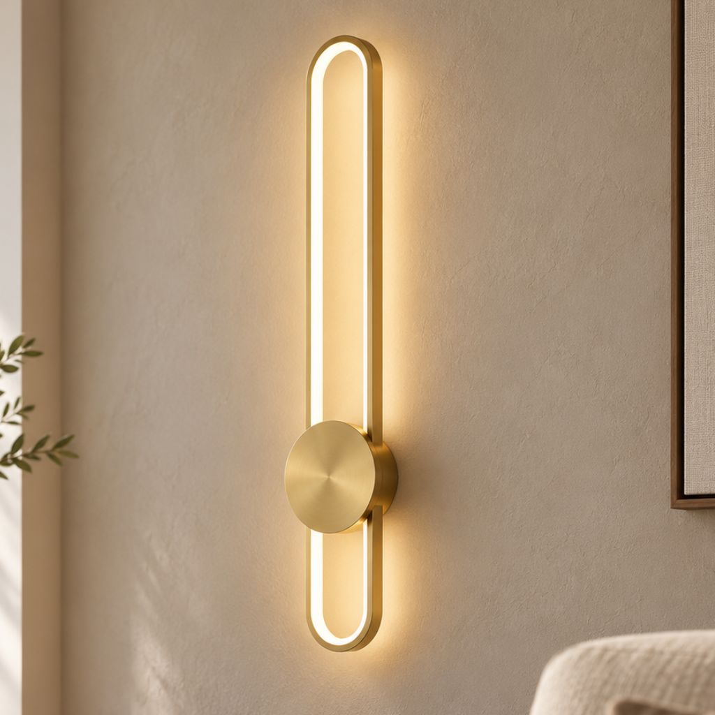 Modern Linear LED Wall Light with Silicone Diffuser