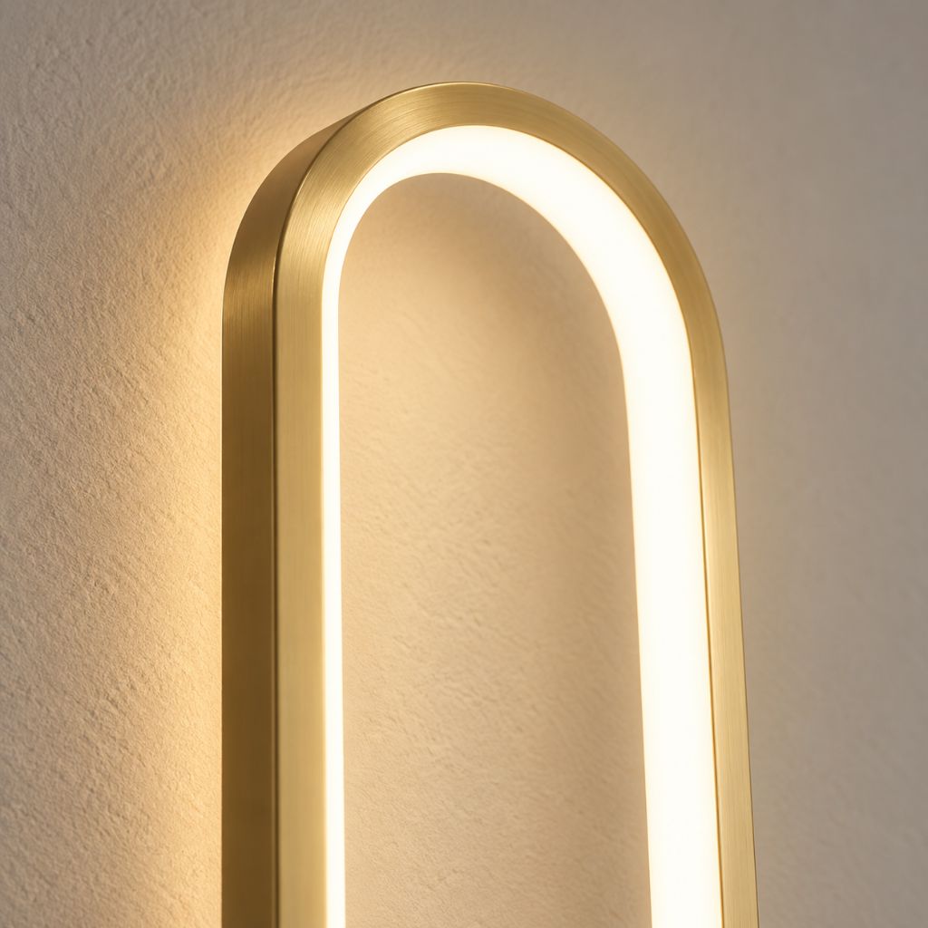 Modern Linear LED Wall Light with Silicone Diffuser