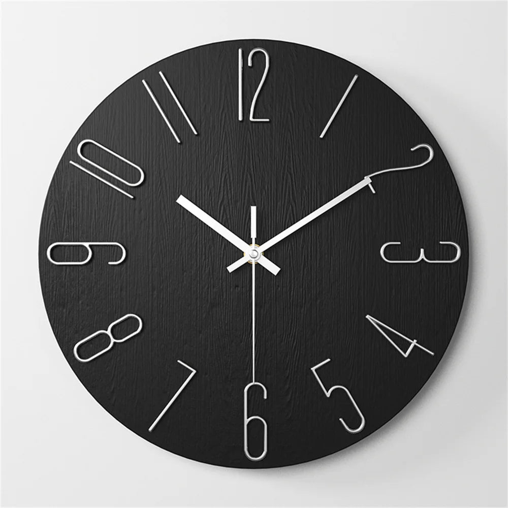 Modern Minimalist Decorative Wall Clock - Lattea Global