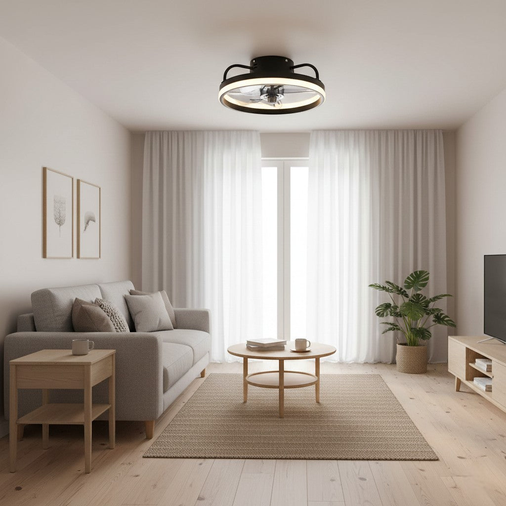 Modern Remote Ceiling Fan Light - Memory Function