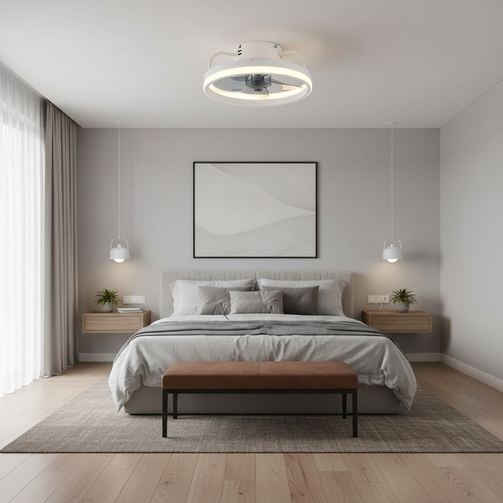 Modern Remote Ceiling Fan Light - Memory Function