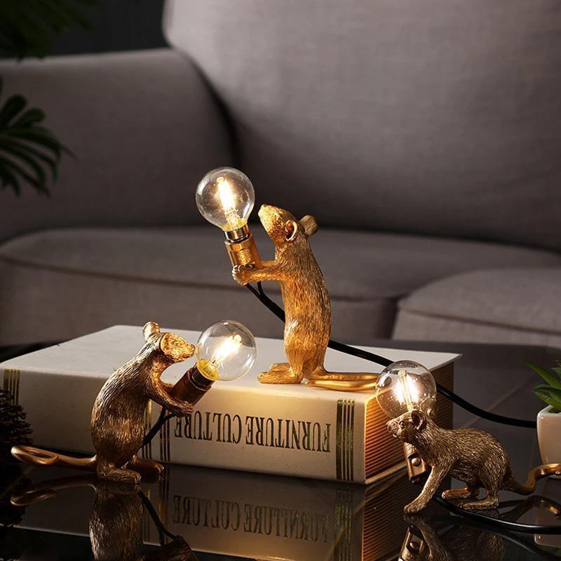 Modern Resin Mouse LED Night Light Lattea - Lattea Global