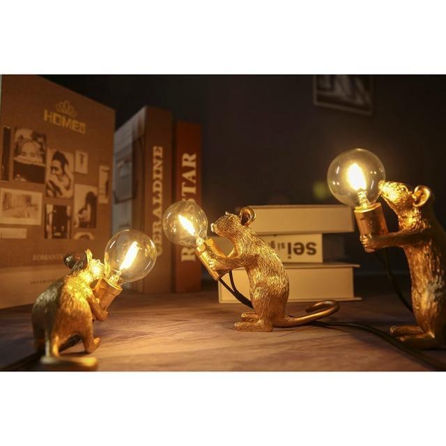 Modern Resin Mouse LED Night Light Lattea - Lattea Global