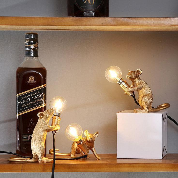 Modern Resin Mouse LED Night Light Lattea - Lattea Global