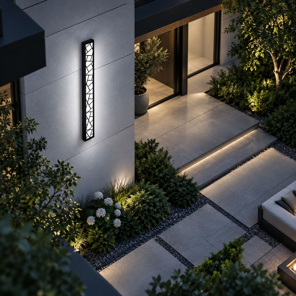 Mosaic Aluminium LED Outdoor Wall Light – IP65