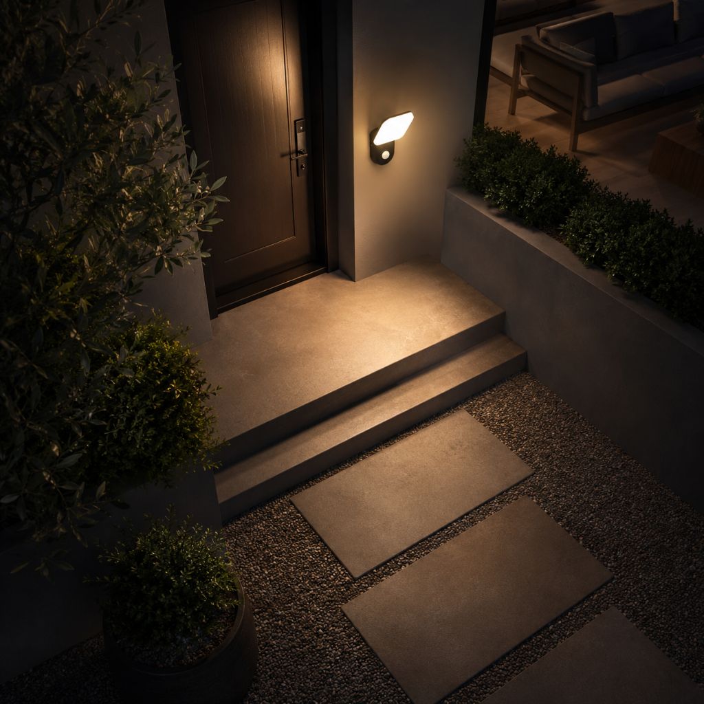 Motion-Activated Outdoor LED Wall Light