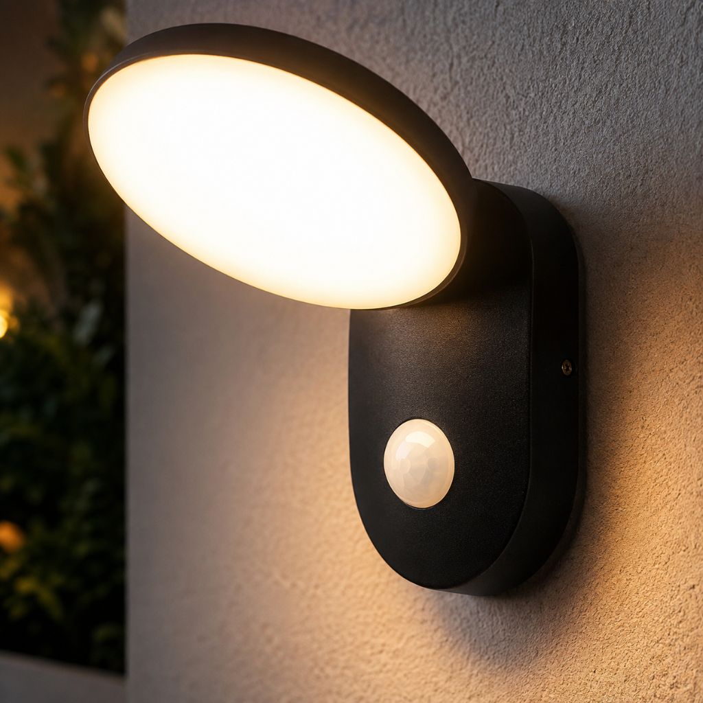 Motion-Activated Outdoor LED Wall Light