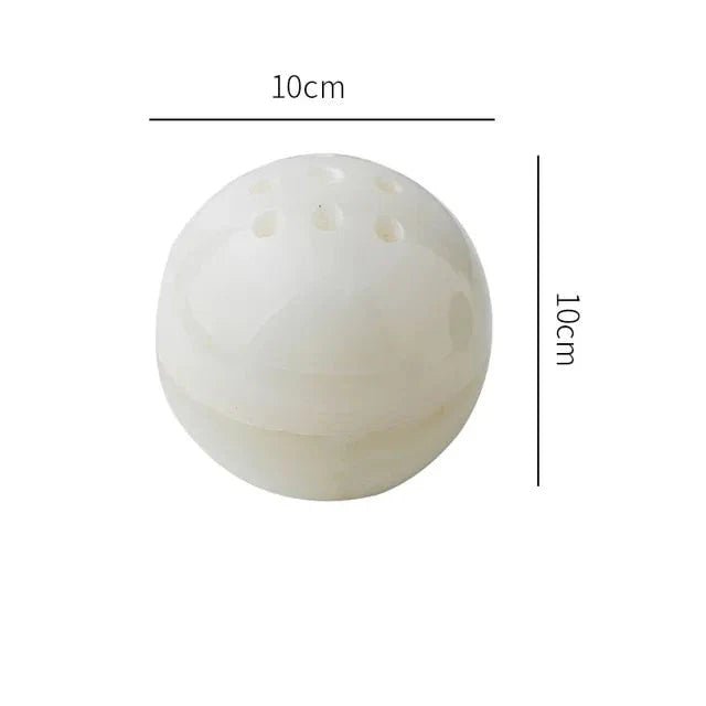Natural Marble Incense Burner – Handcrafted Stone Design - Lattea Global