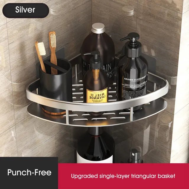 No - Drill Bathroom Corner Shelf – Stylish & Practical Shower Storage - Lattea Global