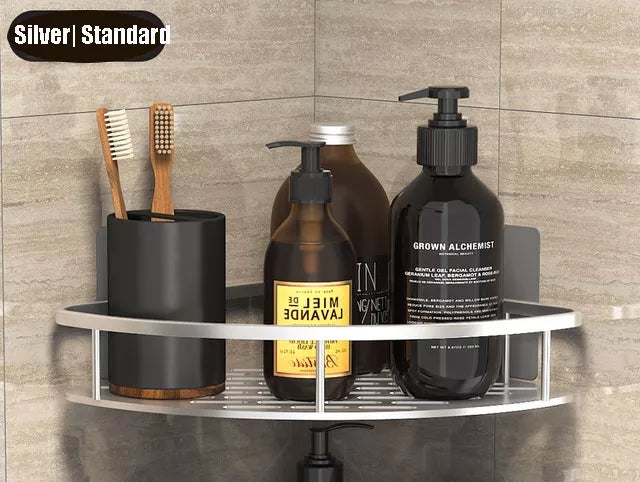 No-Drill Bathroom Corner Shelf – Stylish & Practical Shower Storage