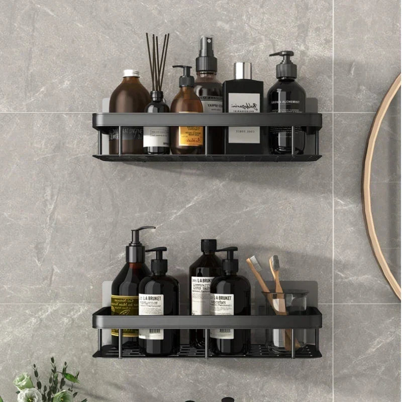 No-Drill Bathroom Corner Shelf – Stylish & Practical Shower Storage