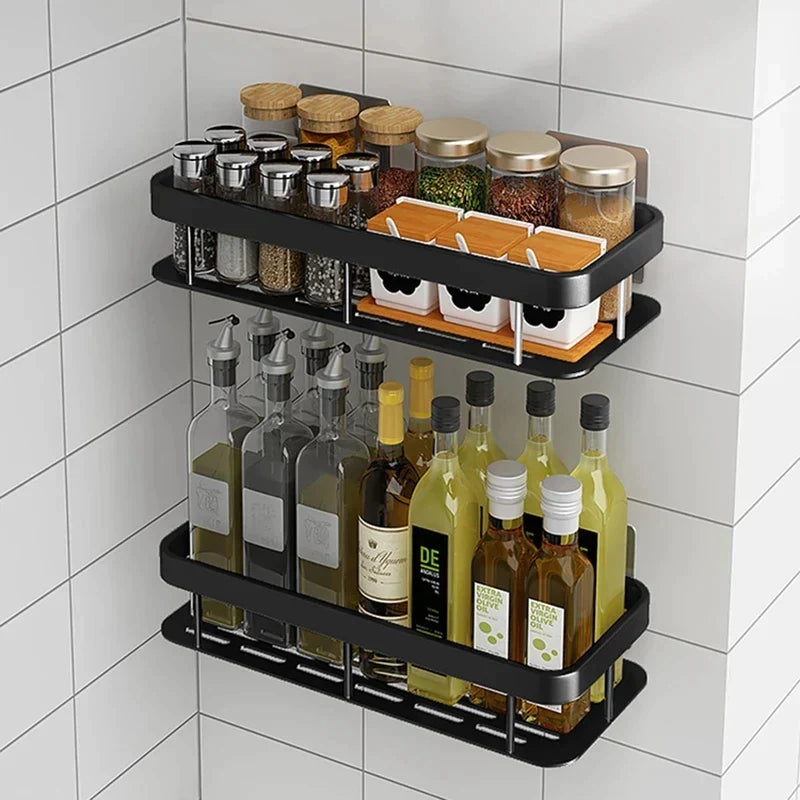 No-Drill Bathroom Corner Shelf – Stylish & Practical Shower Storage