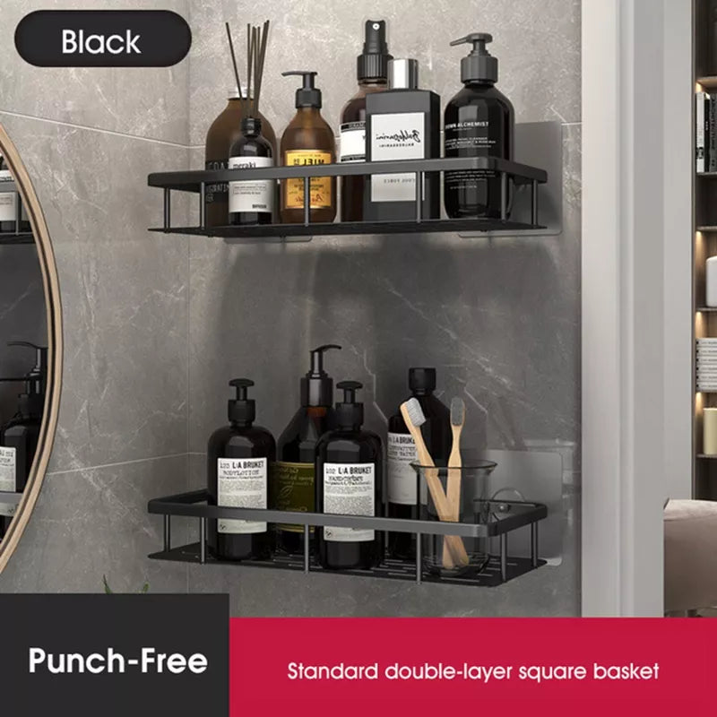 No-Drill Bathroom Corner Shelf – Stylish & Practical Shower Storage