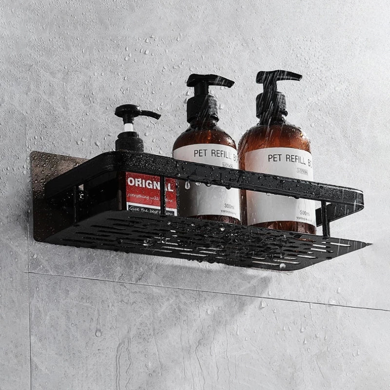 No-Drill Bathroom Corner Shelf – Stylish & Practical Shower Storage