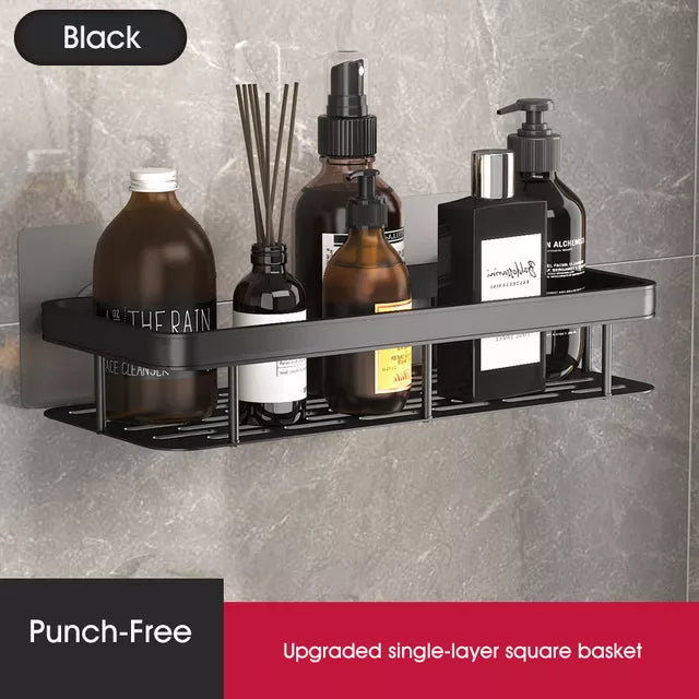 No-Drill Bathroom Corner Shelf – Stylish & Practical Shower Storage