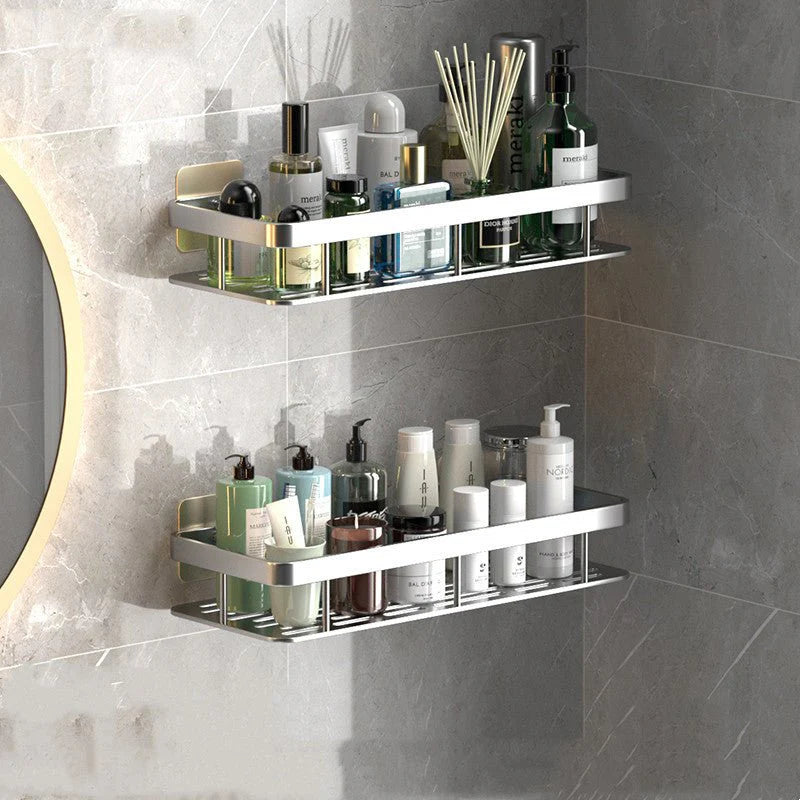 No-Drill Bathroom Shelves – Space-Saving & Easy to Install