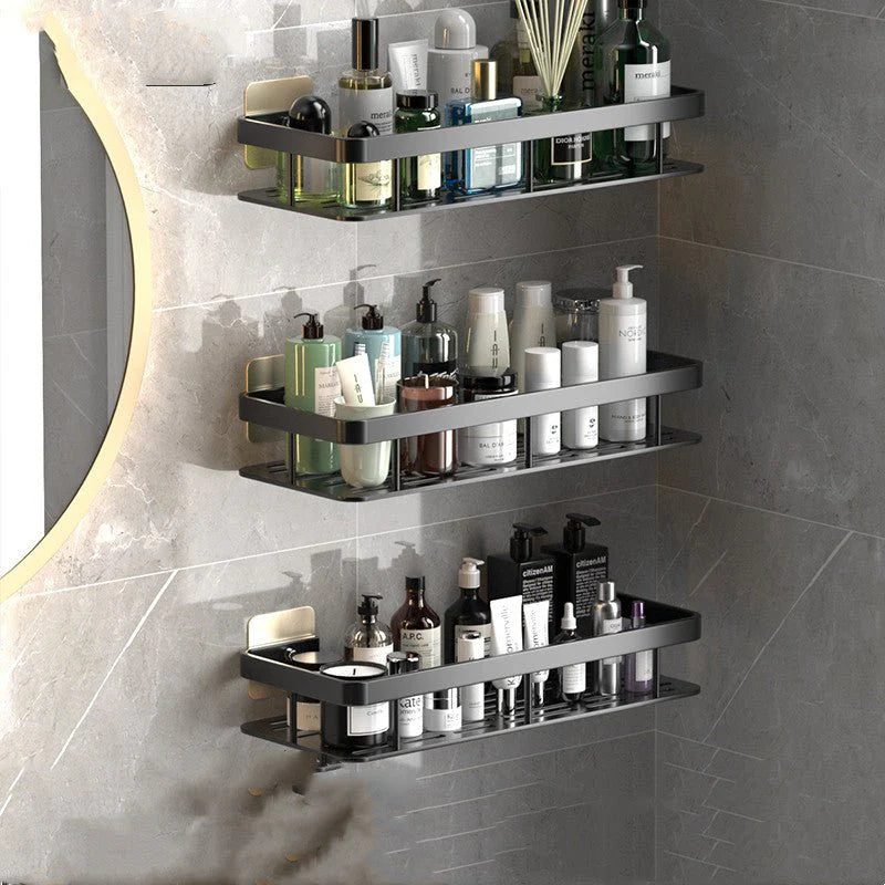 No-Drill Bathroom Shelves – Space-Saving & Easy to Install