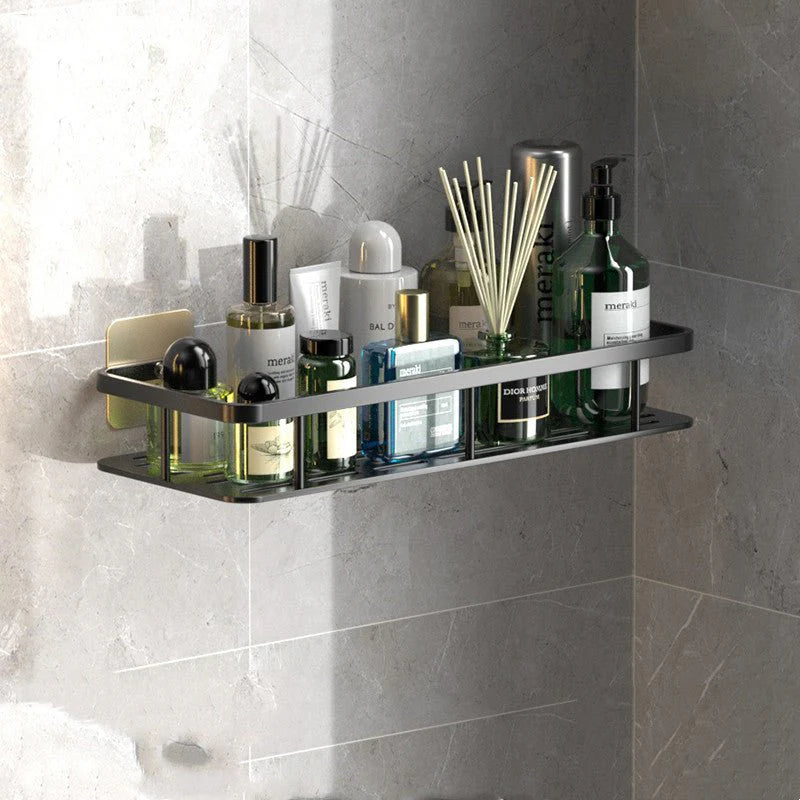 No-Drill Bathroom Shelves – Space-Saving & Easy to Install