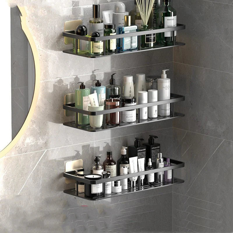 No-Drill Bathroom Shelves – Space-Saving & Easy to Install