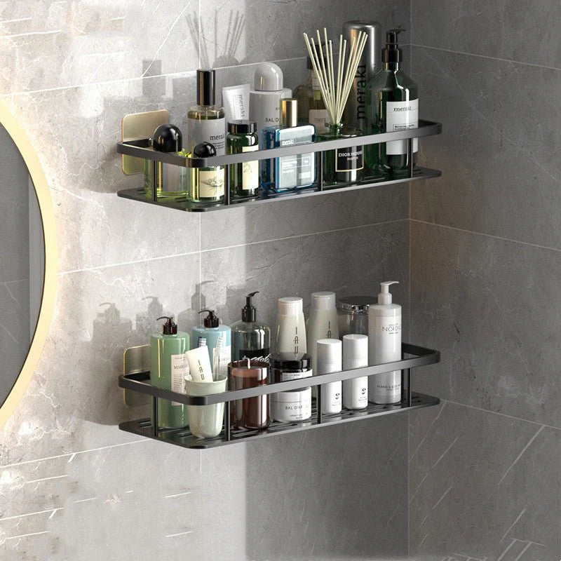 No-Drill Bathroom Shelves – Space-Saving & Easy to Install