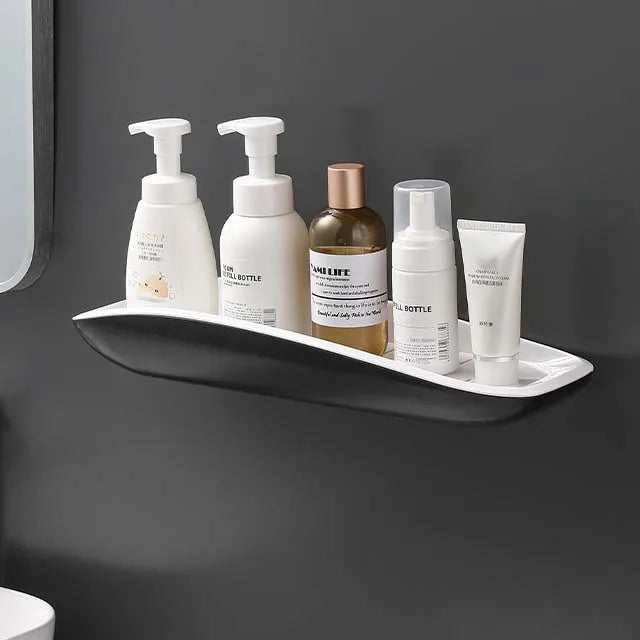 No-Drill Sleek Shower Shelf – Ideal for Shampoo & Cosmetic Organization