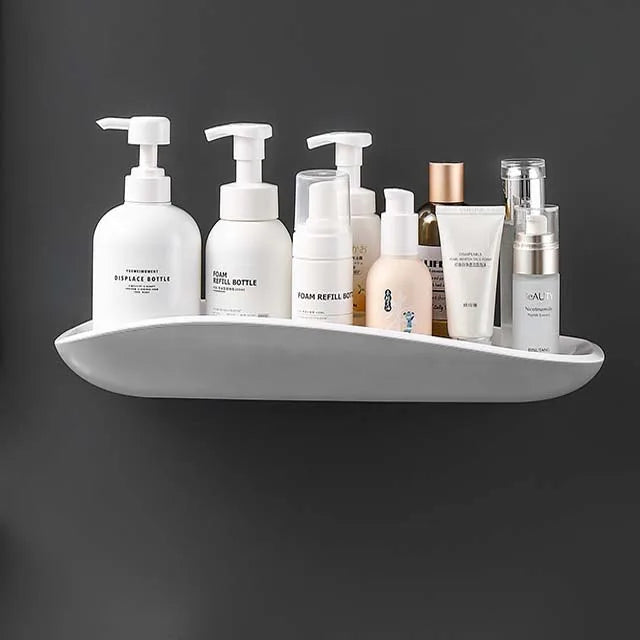 No-Drill Sleek Shower Shelf – Ideal for Shampoo & Cosmetic Organization