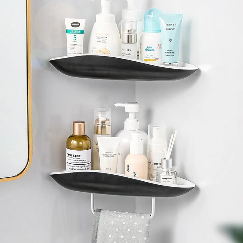 No-Drill Sleek Shower Shelf – Ideal for Shampoo & Cosmetic Organization