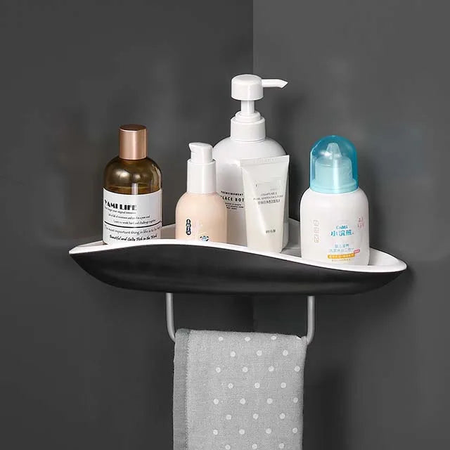 No-Drill Sleek Shower Shelf – Ideal for Shampoo & Cosmetic Organization