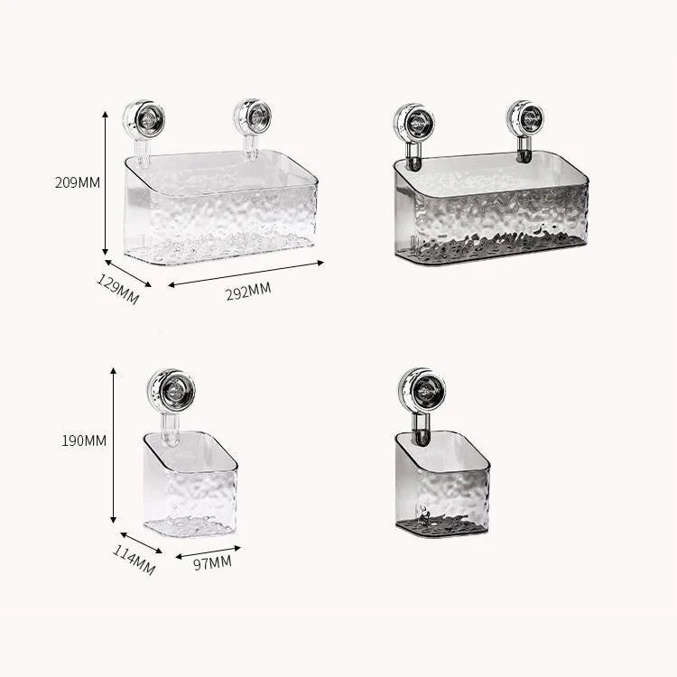 No-Drill Wall Storage – Strong Suction Cups for Heavy Bathroom